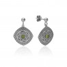 PENDIENTES MANDALA ZIRCONIT