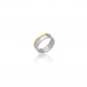 ANILLO WAY BICOLOR ACERO