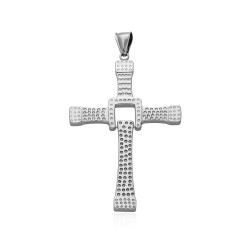 COLLAR CRUZ TORETTO ACERO