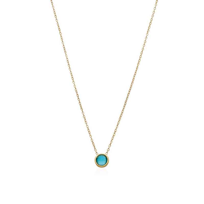 COLLAR BRIOLETTE AGUA TURQUESA