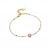 PULSERA ZIRCON DOTS COLORES