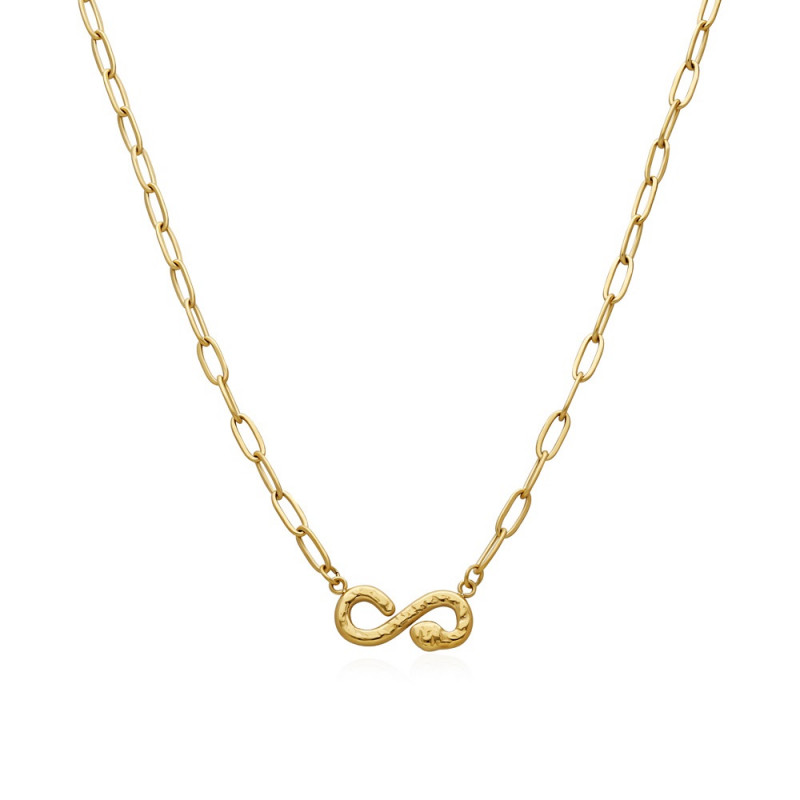 COLLAR SERPIENTE ACERO