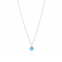 COLLAR CON CIRCONITA AZUL