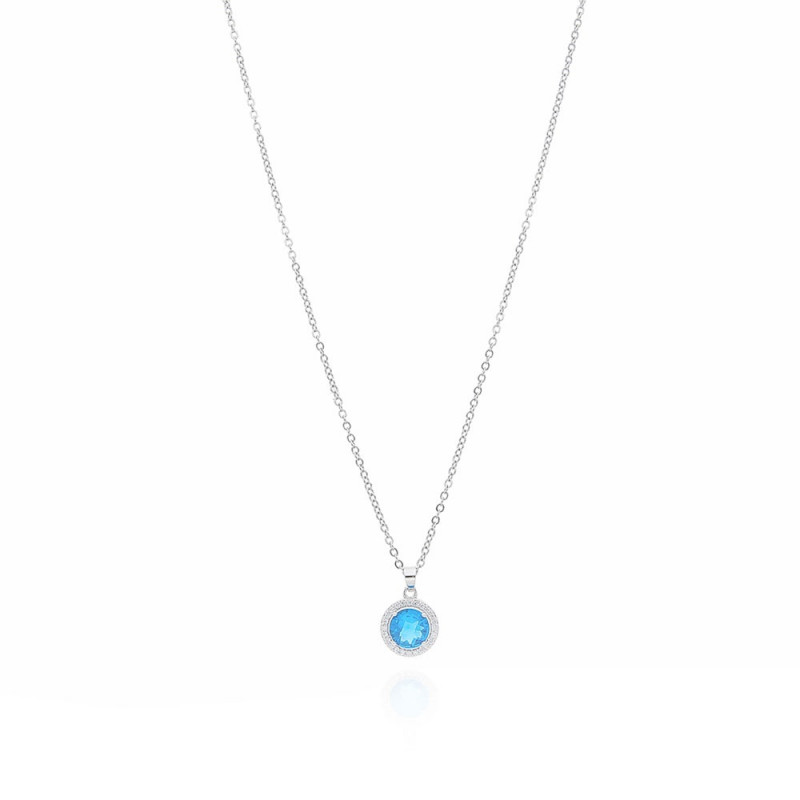 COLLAR CON CIRCONITA AZUL