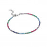 PULSERA RIVIERE CIRCONITAS COLORES