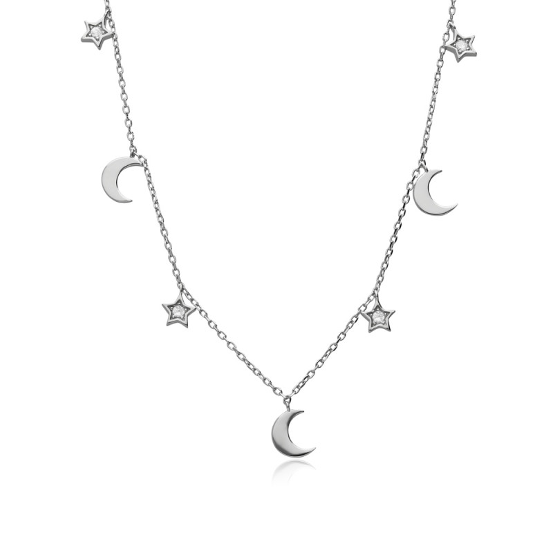 COLLAR LUNAS Y ESTRELLAS