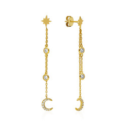 PENDIENTES LARGOS LUNAS....