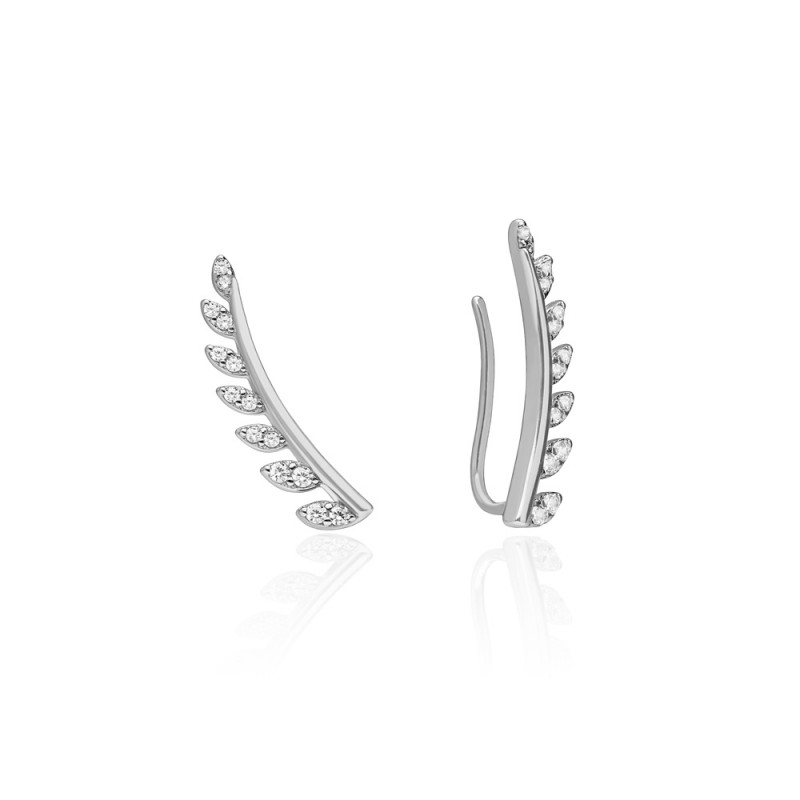 PENDIENTES ALAS. CIERRE EAR CUFF. CIRCONITAS.