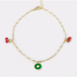 PULSERA COLORES PLATA DE LEY