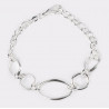 PULSERA ESLABONES. PLATA DE LEY