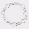 PULSERA ESLABONES. PLATA DE LEY.