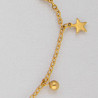PULSERA ESTRELLAS CHAPADO.