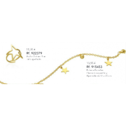 PULSERA ESTRELLAS ACERO.