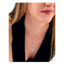 COLLAR CORAZÓN NOMBRES. CIRCONITAS. ACERO.