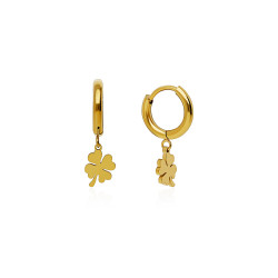 PENDIENTES ARO TRÉBOL...