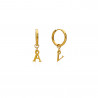 PENDIENTES ARO Y LETRAS