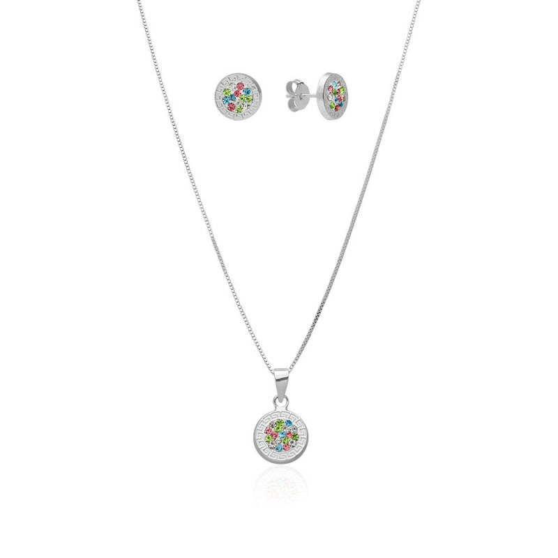 CONJUNTO GRECA GRIEGA MULTICOLOR