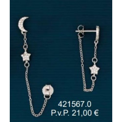 PENDIENTES ESTRELLA Y LUNA...