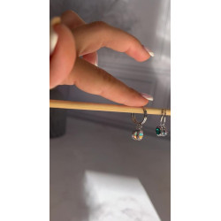 PENDIENTES ROSETÓN. SWAROVSKI.