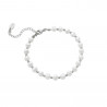 PULSERA PERLA BARROCA ACERO 316L