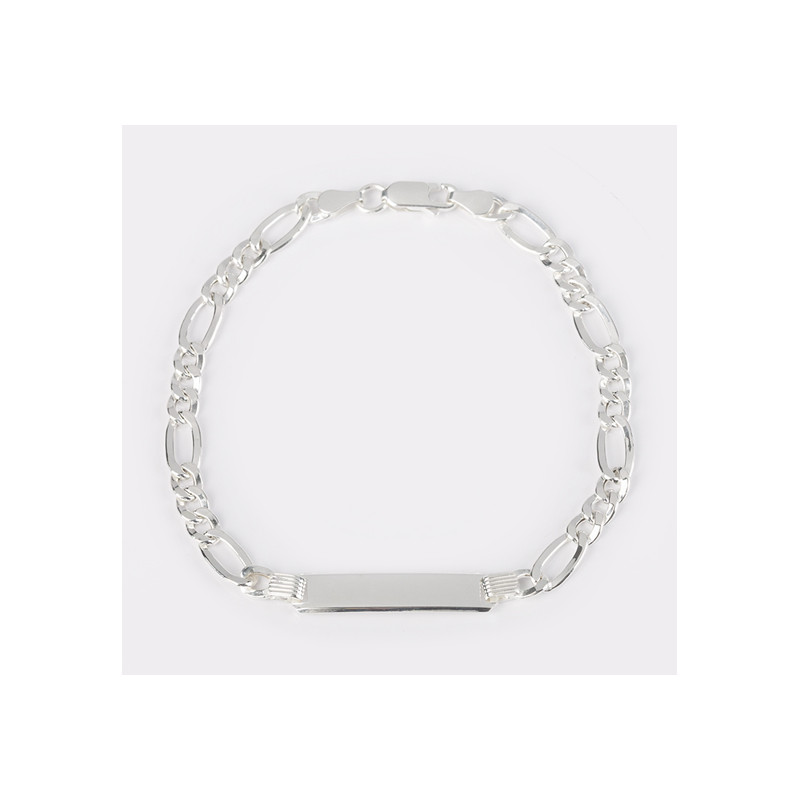 PULSERA CON PLACA PARA GRABADO PERSONALIZADO