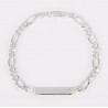 PULSERA CON PLACA PARA GRABADO PERSONALIZADO