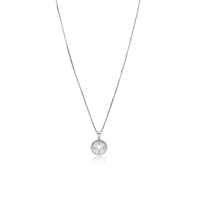 COLLAR ROSA DE LOS 4 VIENTOS