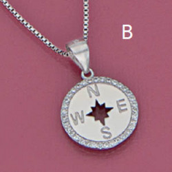 COLLAR ROSA DE LOS 4 VIENTOS